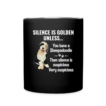 Sheepadoodle Doodle Dog - Mug uni - noir - Devant