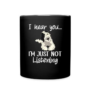 Sheepadoodle Doodle Dog - Mug uni - noir - Devant
