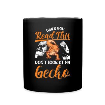 Gecko Cadeau Léopard Gecko - Mug uni - noir - Devant