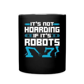 Ingénieur Robotique Robot Vintage - Mug uni - noir - Devant