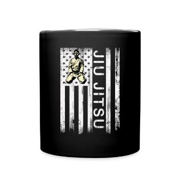 Jiu Jitsu - Full Colour Mug - black - Front