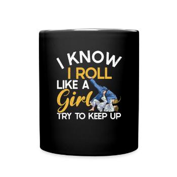 Jiu Jitsu - Full Colour Mug - black - Front
