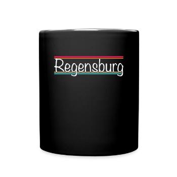 Regensburg - Full Colour Mug - black - Front