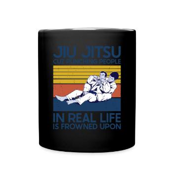 Jiu Jitsu - Full Colour Mug - black - Front