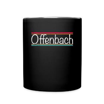 Offenbach - Tasse einfarbig - Schwarz - Vorne