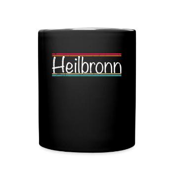 Heilbronn - Tasse einfarbig - Schwarz - Vorne