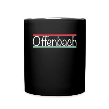 Offenbach - Tasse einfarbig - Schwarz - Vorne