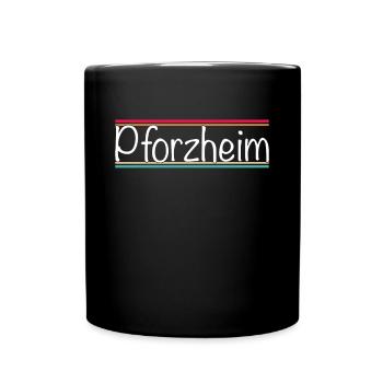 Pforzheim - Mug uni - noir - Devant