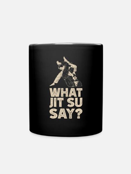 Jiu Jitsu - Tasse einfarbig - Schwarz