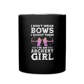 Archery Archer Archer Arrow Gift - Full Colour Mug - black - Front