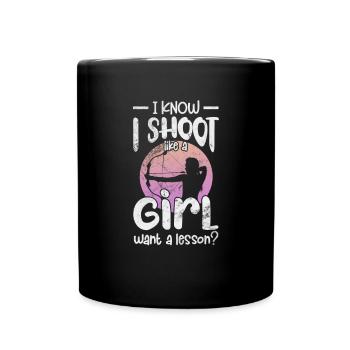 Archery Archer Archer Arrow Gift - Full Colour Mug - black - Front