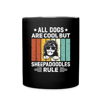 Sheepadoodle Doodle Dog - Mug uni - noir - Devant