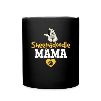 Sheepadoodle Doodle Dog - Mug uni - noir - Devant
