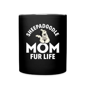 Sheepadoodle Doodle Dog - Mug uni - noir - Devant