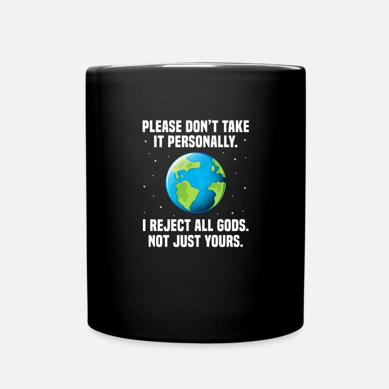 Atheist - Full Colour Mug - black