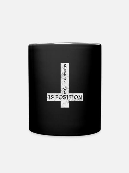 Athéisme athée Anti Religion Dieu Don - Mug uni - noir