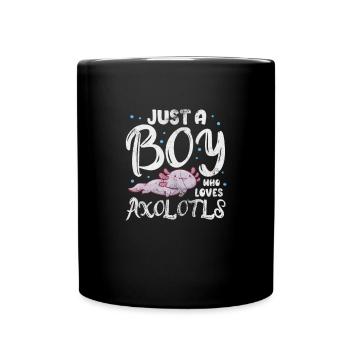 Axolotl Cadeau d’eau pour animaux aquatiques - Mug uni - noir - Devant