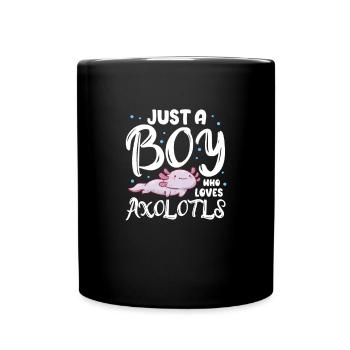 Axolotl - Mug uni - noir - Devant