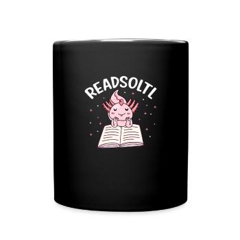 Axolotl - Mug uni - noir - Devant