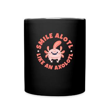 Axolotl - Mug uni - noir - Devant