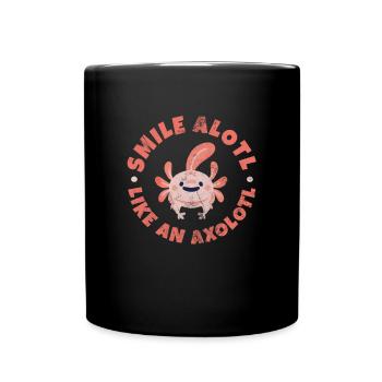 Axolotl Cadeau d’eau pour animaux aquatiques - Mug uni - noir - Devant