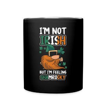 St. Patrick's Day Shirt Gift - Full Colour Mug - black - Front