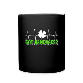 Infirmière de la Saint-Patrick - Mug uni - noir - Devant