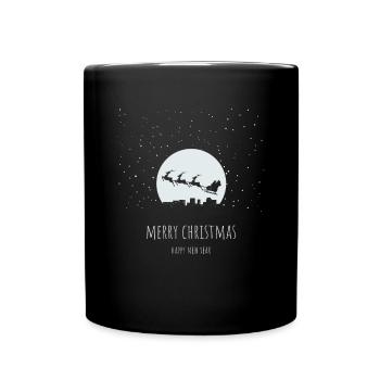 Père Noël Joyeux Nouvel An - Mug uni - noir - Devant