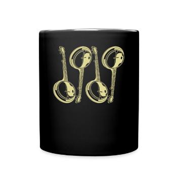 Banjo Banjo joueur Banjoïste - Mug uni - noir - Devant