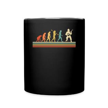 Banjo Banjospieler Banjoist - Tasse einfarbig - Schwarz - Vorne