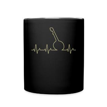 Banjo Banjo player Banjoist - Full Colour Mug - black - Front
