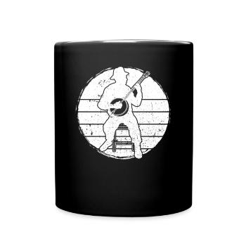 Banjo Banjo player Banjoist - Full Colour Mug - black - Front