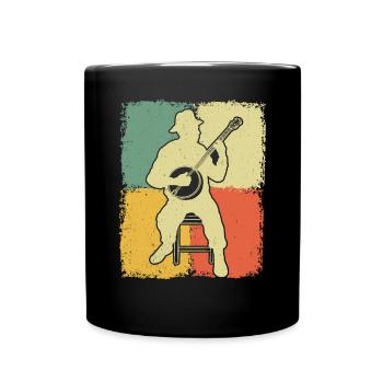 Banjo Banjo joueur Banjoïste - Mug uni - noir - Devant