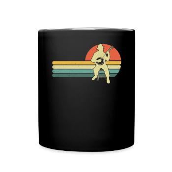Banjo Banjo player Banjoist - Full Colour Mug - black - Front