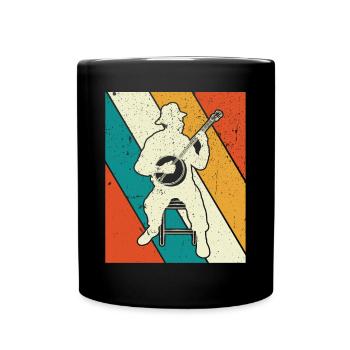 Banjo Banjo joueur Banjoïste - Mug uni - noir - Devant