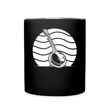 Banjo Banjo player Banjoist - Full Colour Mug - black - Front