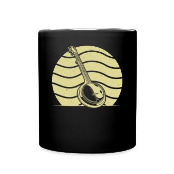 Banjo Banjo player Banjoist - Full Colour Mug - black - Front