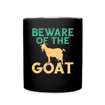 Goat Gift Goat Lover Gift - Full Colour Mug - black - Front