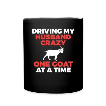 Goat Gift Goat Lover Gift - Full Colour Mug - black - Front
