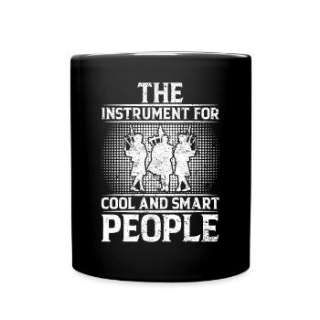 Bagpipe Player - The Instrument For Cool And Smart - Full Colour Mug - black - Front