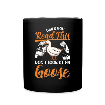 Oies Cadeau Goose Lovers Goose Éleveurs d’oies - Mug uni - noir - Devant
