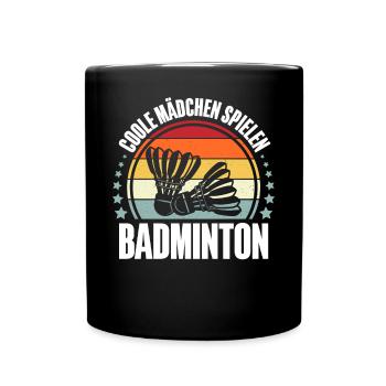 Badminton - Tasse einfarbig - Schwarz - Vorne