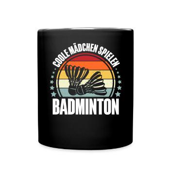 Badminton - Tasse einfarbig - Schwarz - Vorne