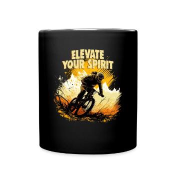 Conception cool de descente de VTT pour les fans de VTT - Mug uni - noir - Devant