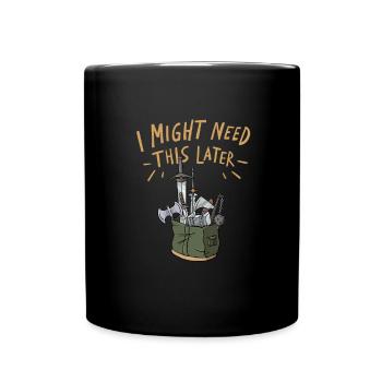 Larp Armor RPG Jeu de rôle - Mug uni - noir - Devant