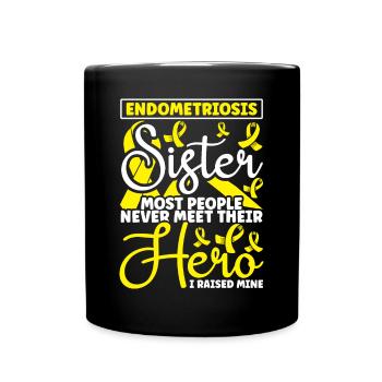 Endometriosis - Full Colour Mug - black - Front