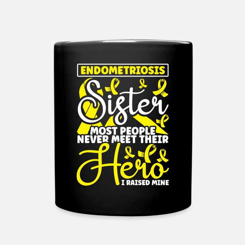 Endometriosis - Full Colour Mug - black