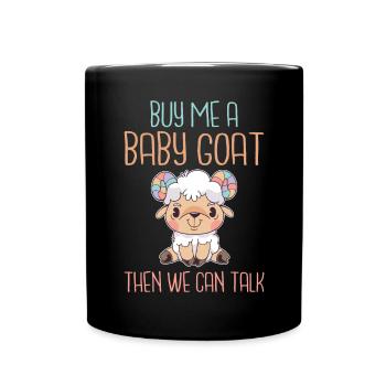 Cadeau Chèvre Cadeau Amoureux Chèvre - Mug uni - noir - Devant