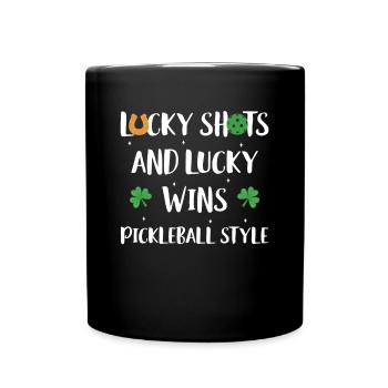 T-shirt de la Saint-Patrick Pickleball Joueur - Mug uni - noir - Devant