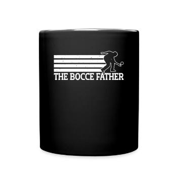 Vintage Rétro La Pétanque Père Chemise Fête des Pères - Mug uni - noir - Devant